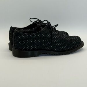 Dr. Martens Briar Polka Dots Lace Up Women’s Loafers Size 7